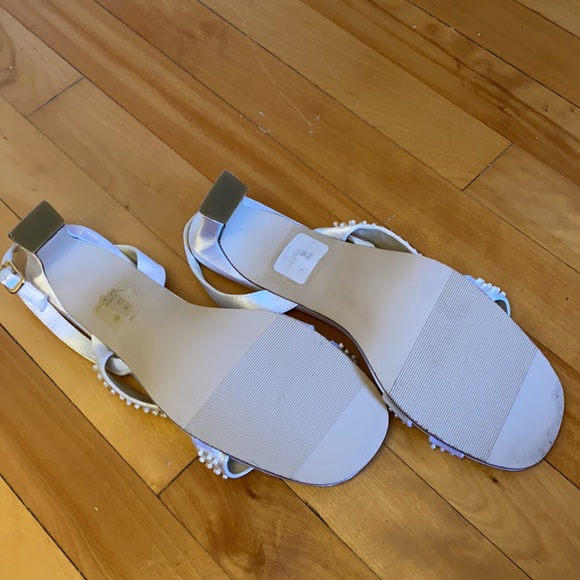 Kalla Collection Satin Beaded Sandals Size 10 - Picture 6 of 6